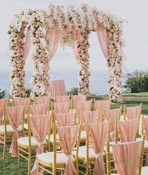 Casamento Romântico - Rosa Dourado 💗 #outubrorosa - 6