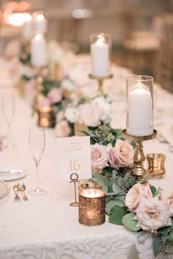 Casamento Romântico - Rosa Dourado 💗 #outubrorosa - 8