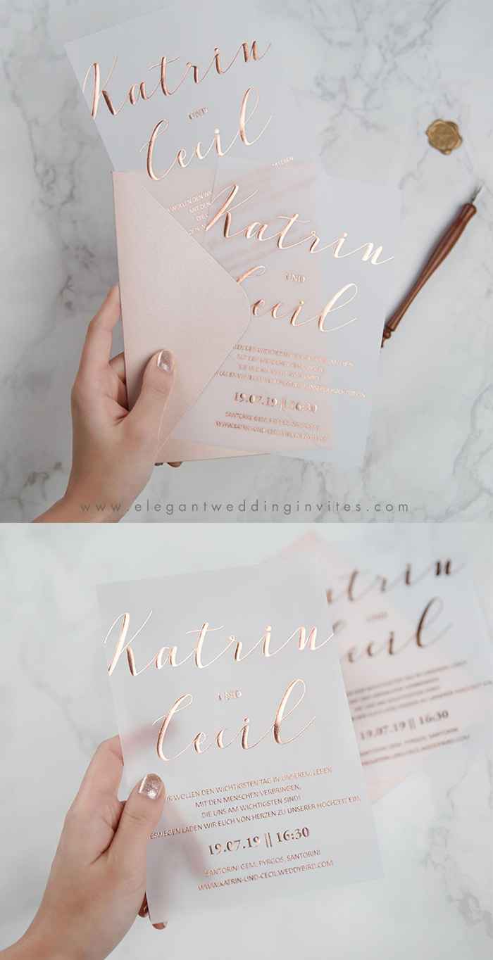 Casamento Minimalista - Rosa Dourado 💗 #outubrorosa - 1