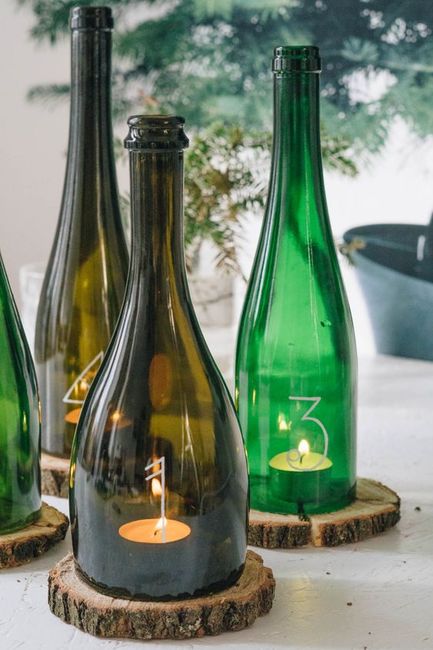 Reutilizar Garrafas: Marcador de Mesa   |   Eco-noiv@s 🌱 - 2