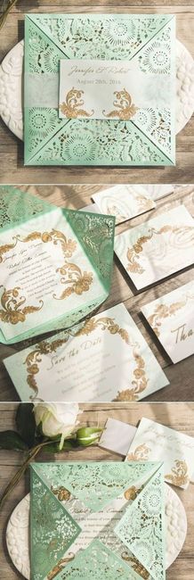 O Arco-íris invade a Comunidade 🌈 Inspirações com Verde-água para Convites 3