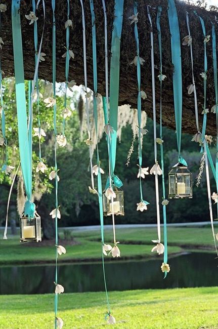 O Arco-íris invade a Comunidade 🌈 Inspirações com Verde-água para Decorações de Casamento 3