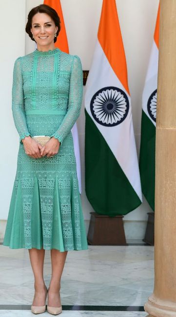 O Arco-íris invade a Comunidade 🌈 Inspirações com Verde-água na Família Real Inglesa 👑🇬🇧 5