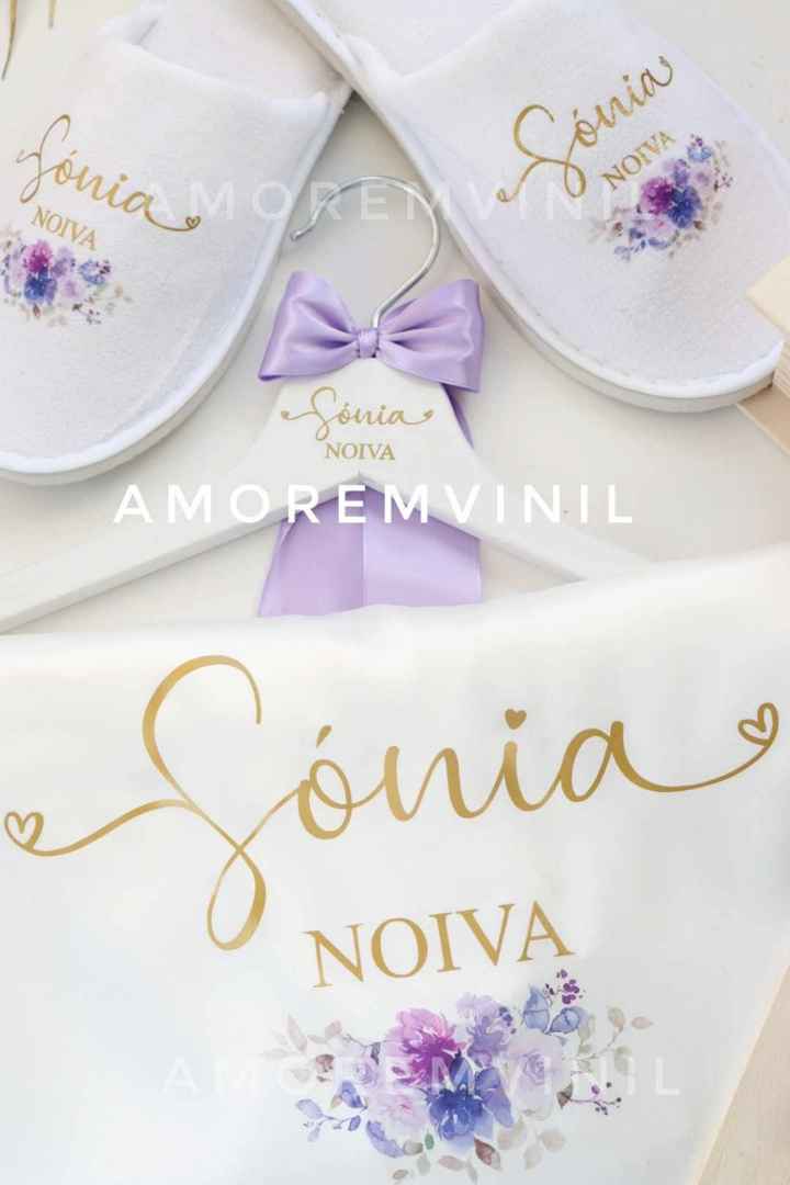 Convites e adereços dos noivos e da filhota - 3
