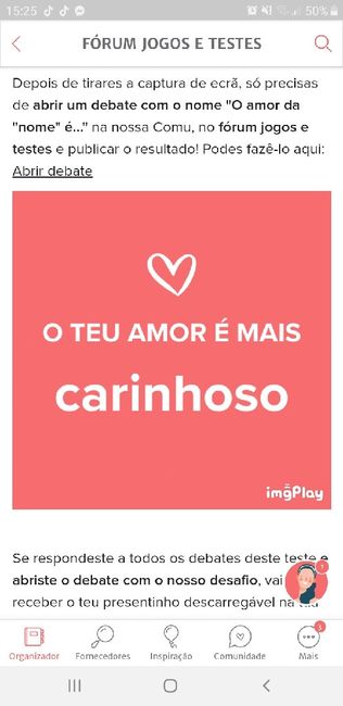 O teu amor é mais.... DESAFIO! 18