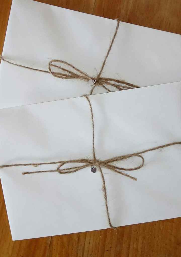 Envelopes dos convites