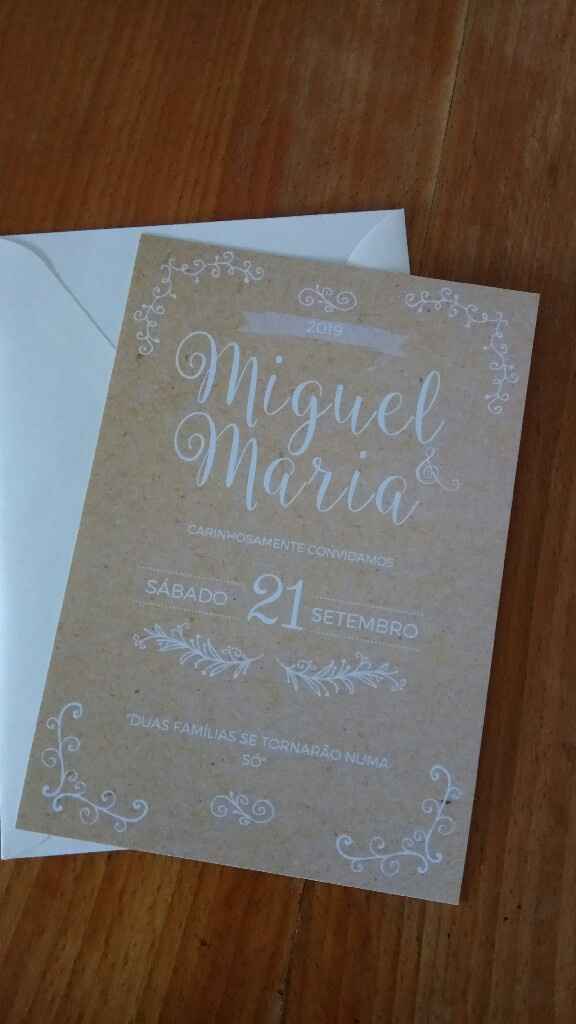 Convites de casamento - vintage/rústico - 1