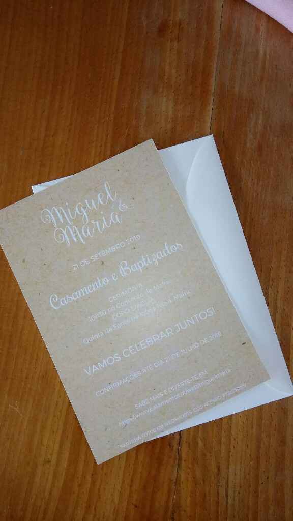 Convites de casamento - vintage/rústico - 3