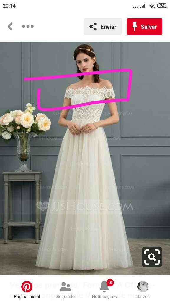 O teu vestido de noiva vai ser com ou sem mangas? - 1