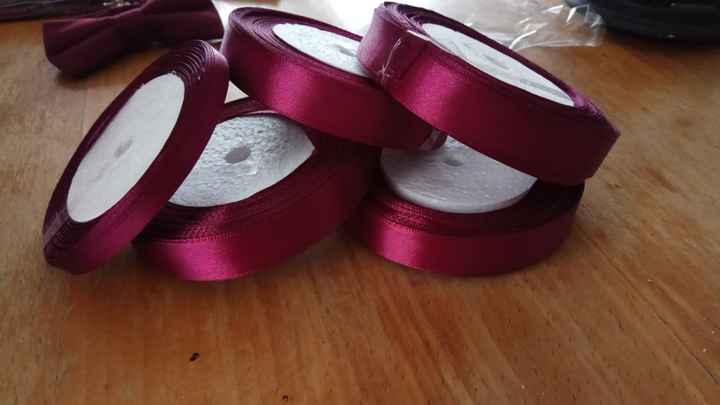 Fitas cor de vinho 1.5cm 