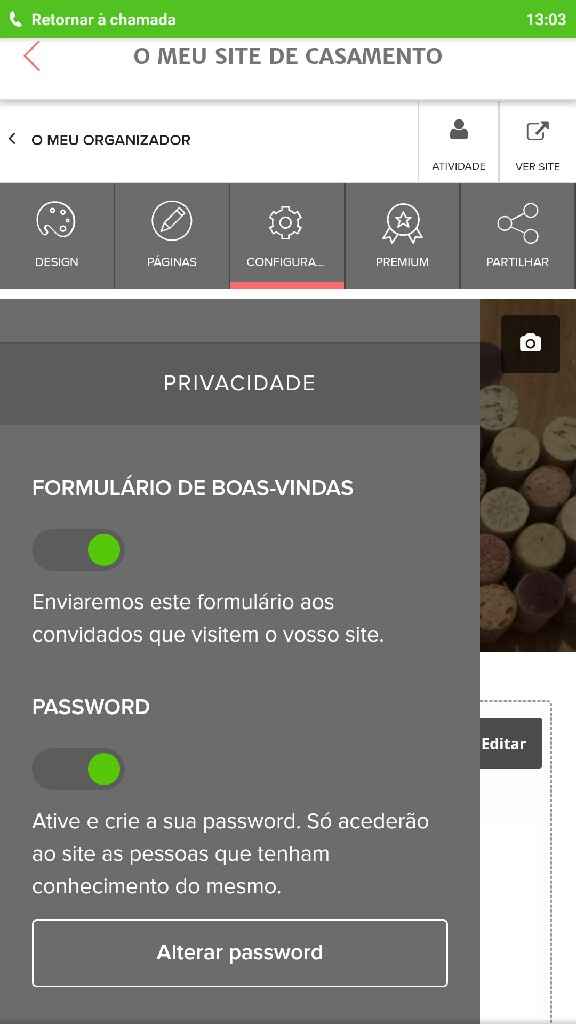 Site do nosso casamento - 1