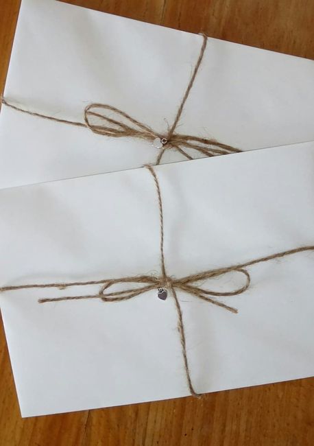 Envelopes dos convites