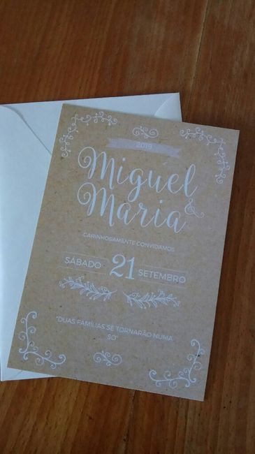 3 estilos de convites...com qual ficas? - 1