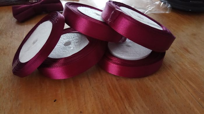 Fitas cor de vinho 1.5cm 