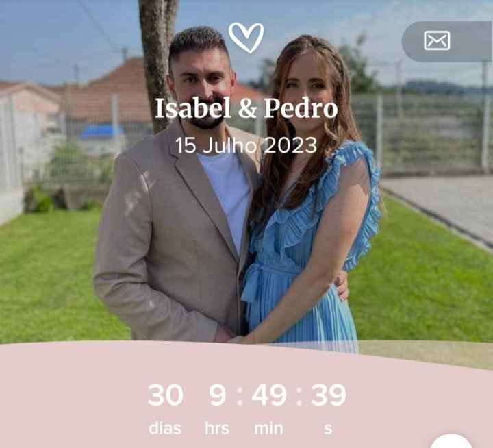 Faltam 30 dias/ 1 mês - 1