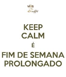 Fim de semana prolongado