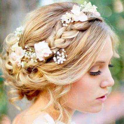 Flores no cabelo - 1