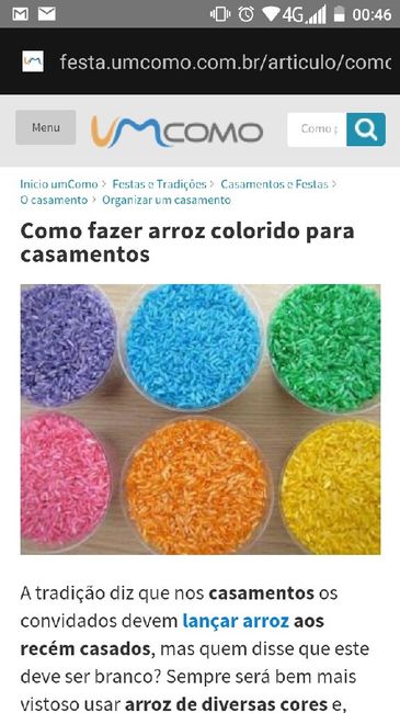 Arroz colorido - 2