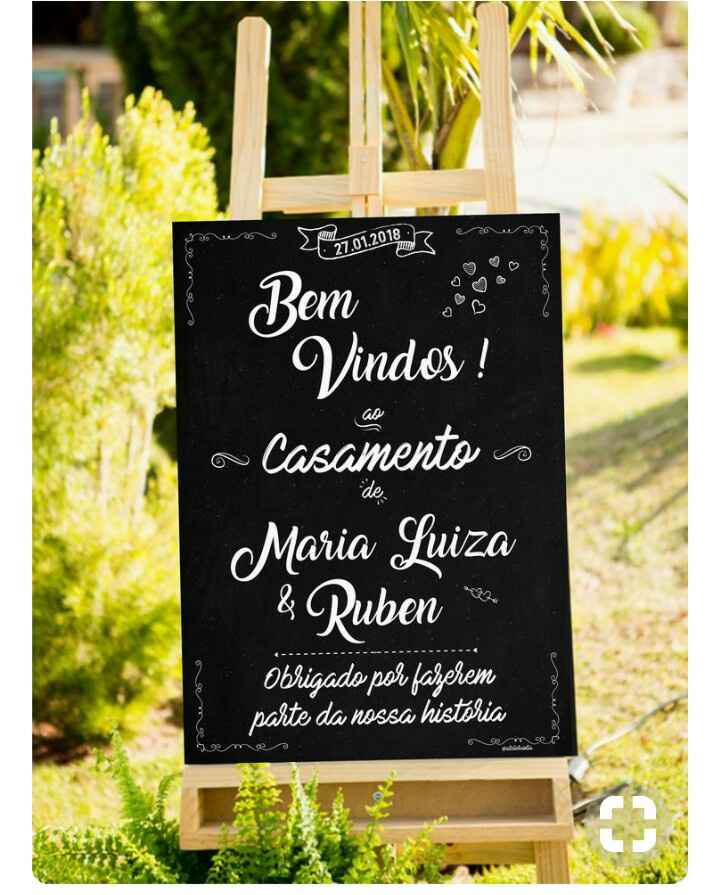 Inspirações para placas de boas vindas - 7