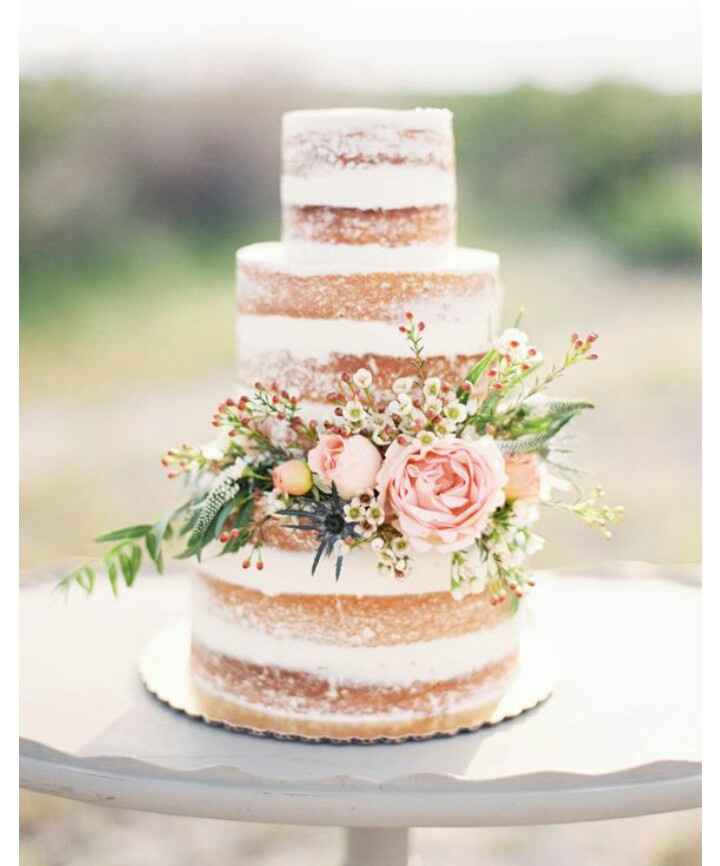 Naked Cake em tons rosa - 4