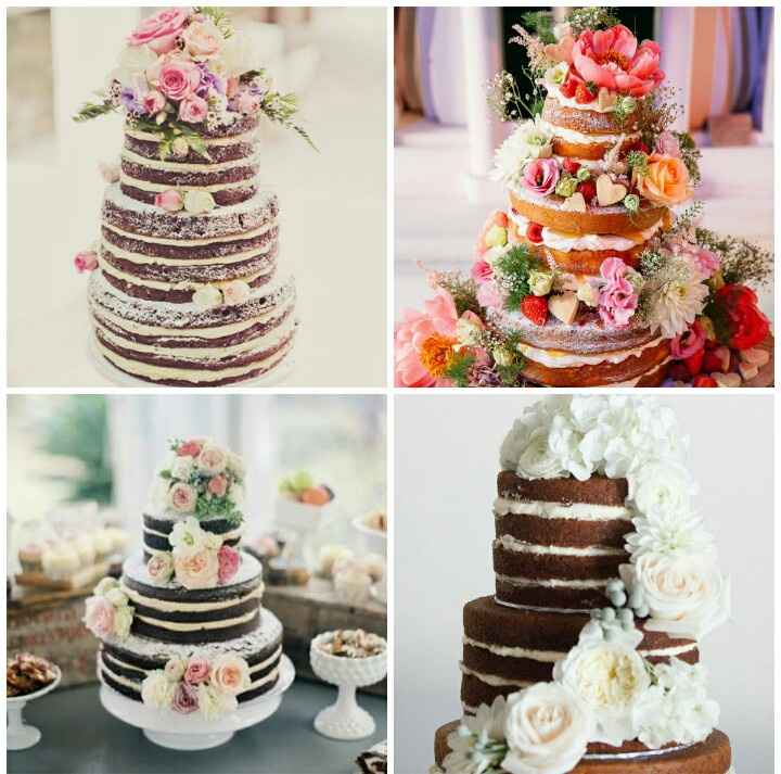Naked Cake em tons rosa - 5