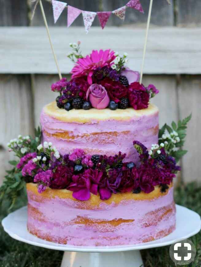 Semi-naked Cake rosa - 4