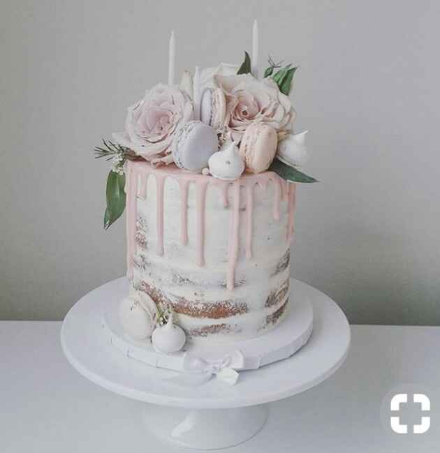 Semi-naked Cake rosa - 5