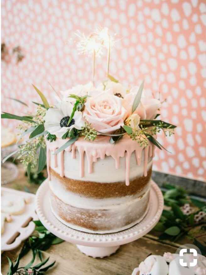 Semi-naked Cake rosa - 7