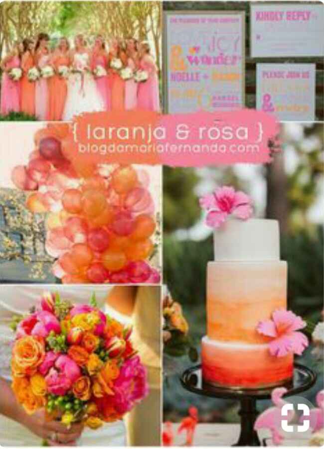 Paletas de cor com rosa - 2