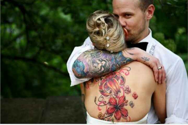Noivas tatuadas rosa e não só - 5