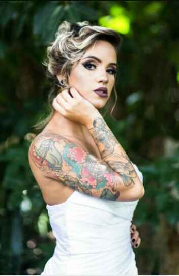 Noivas tatuadas rosa e não só - 6