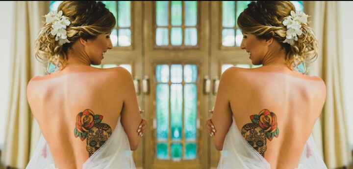 Noivas tatuadas rosa e não só - 10