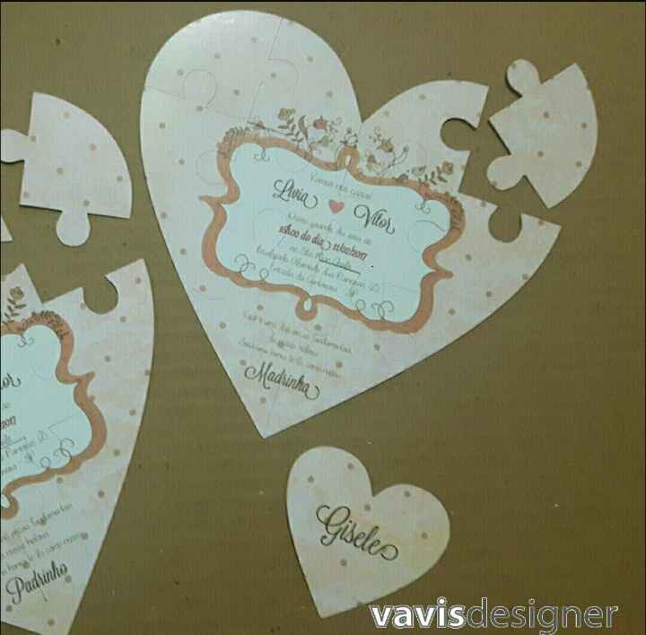 Mês de abril - lembranças de casamento quebra cabeças - 11