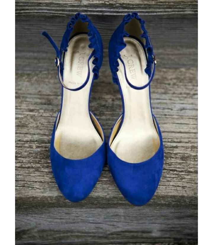 Mês de abril - sapatos azuis para noiva - 1