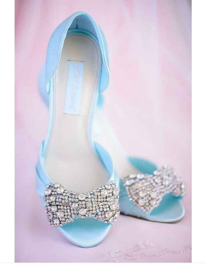 Mês de abril - sapatos azuis para noiva - 3