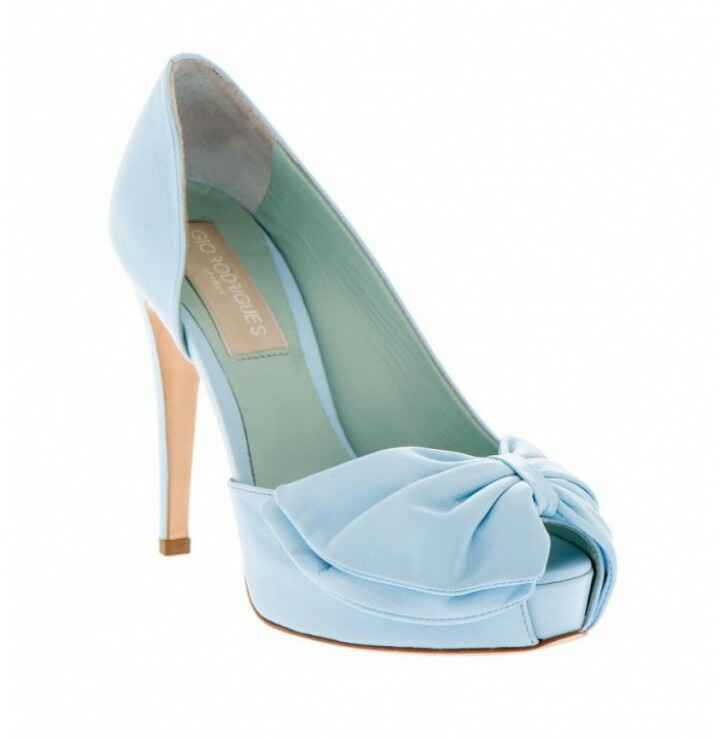 Mês de abril - sapatos azuis para noiva - 4