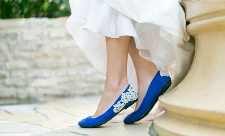 Mês de abril - sapatos azuis para noiva - 6