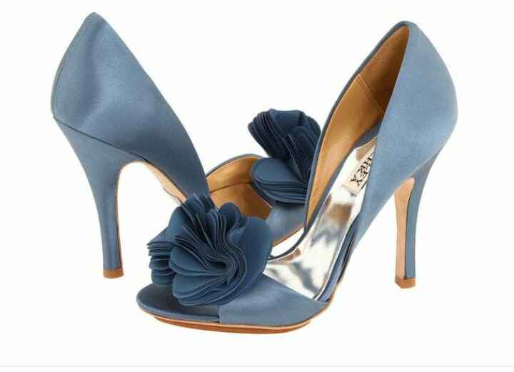Mês de abril - sapatos azuis para noiva - 11