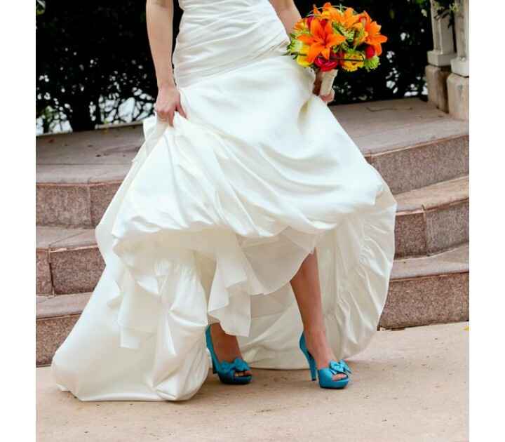 Mês de abril - sapatos azuis para noiva - 20