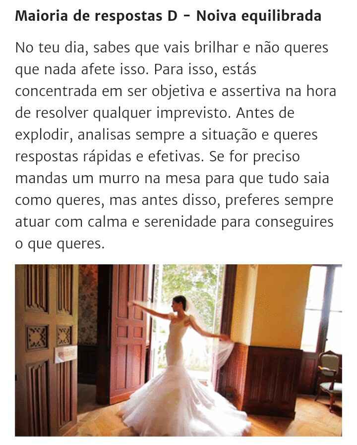 Imprevistos de casamento: Sou uma noiva equilibrada Gisela - 1