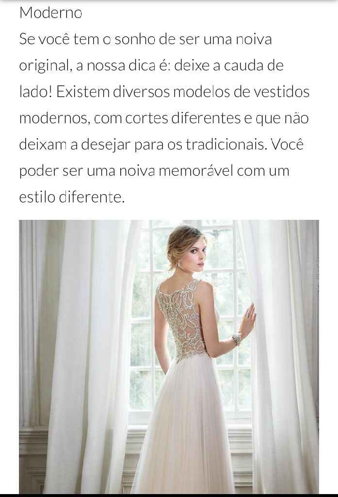 Vestido de noiva com ou sem cauda? - 3