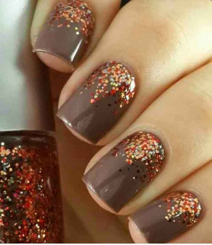 9 inspirações para unhas em castanho - 5