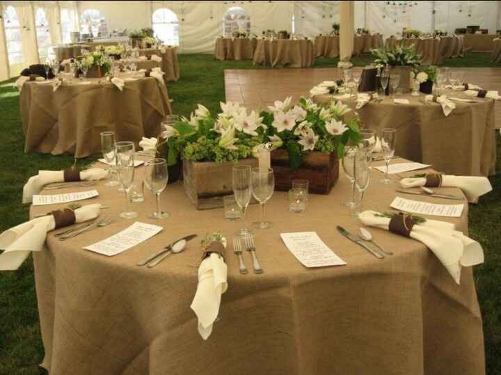 9 inspirações para centros de mesa em castanho - 3