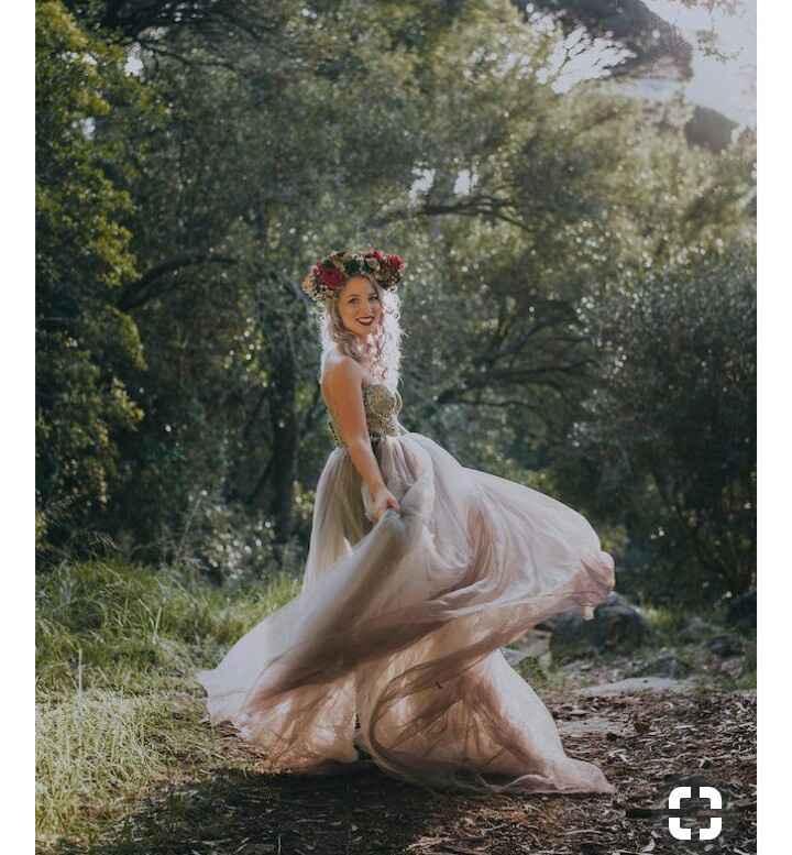 9 inspirações para vestidos de noiva com castanho - 1