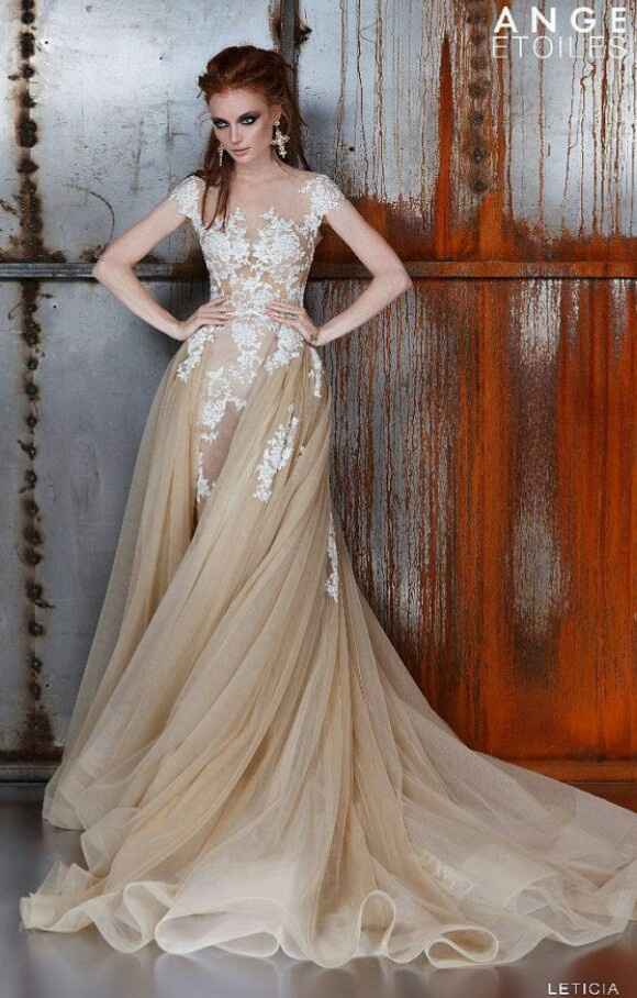 9 inspirações para vestidos de noiva com castanho - 7
