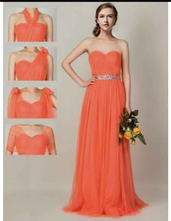Mês de junho - mês laranja - inspirações para vestidos de madrinha/damas de honra - 4
