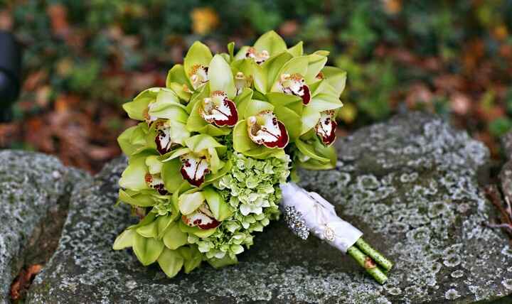Ramos noiva com orquídeas - 2
