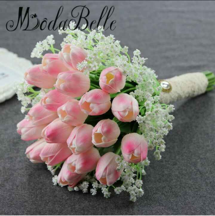 Ramo de noiva com tulipas - 1