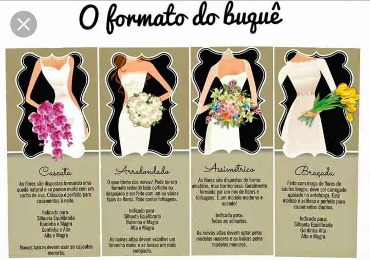 Ramos de noiva - os vários tipos/formatos - 1