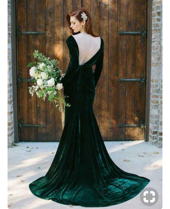 Desafio de cores - inspirações para vestidos de noiva verdes - 1